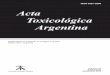 ISSN 0327-9286 Acta Toxicológica Argentina · ... actualizaciones o revisiones, artículos de divulgación, notas técnicas, resúmenes de tesis, imágenes, ... 22 y 23 de septiembre