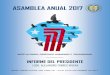 asamblea anual 2017 informe del presidente - Colegio de ...€¦ · Historia de una Fe (2014); Venceremos: ... los detenidos en la Base Militar de Estados Unidos en Guantánamo, 