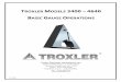 TROXLER MODELS 3400 4640 - troxlerlabs.com · B. SET-UP FOR STANDARD COUNT: With the gauge in the safe or shielded position and ... DS and on moisture to view the MS. Record these