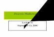 Discrete Mathematics 싷뒲볆뻇 - AI LABailab.cs.nchu.edu.tw/course/DiscreteMath/95/lecture01.pdf · Overview of Discrete Mathematics • Logic ... 14 3. Course information (1/3)
