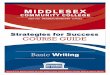 Title III Covers - Middlesex Community College - Homepage€¦ ·  · 2018-03-20Sponsored by the U.S. Department of Education Title III Grant, ... Subject and Verb Agreement 21 Lesson