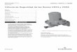 Manual de Instrucciones: Series VSX4 y VSX8 - emerson.com¡lvula-de... · De serie la señal de presión aguas abajo para la válvula de seguridad estándar es externo; sin embargo,