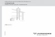 Indicaciones para la conducción de gases en - openclima.com · Los accesorios para tejados inclinados de Junkers están indicadas para techos con una inclinación entre 25 ° y 45