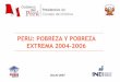 PERU: POBREZA Y POBREZA EXTREMA 2004-2006siteresources.worldbank.org/INTLACREGTOPPOVANA/... · PRINCIPIOS DE LA MEDICION DE LA POBREZA Desde el punto ... Los que estén por debajo