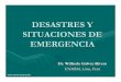 DESASTRES Y SITUACIONES DE EMERGENCIA DEFINICIÓN DE … y Situaciones de... · embargo, para trabajar en el tema de los embargo, para trabajar en el tema de los desastres, es necesario