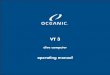 operating manual - Oceanic Worldwide€¦ · Right/Front - Advance (A) button ... The VT3 also features 2 modes for use of Transmitter Pressure. ... (Caution zone, 7 segments) - 3