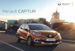 Renault CAPTUR · Aventure urbaine Villes, réjouissez-vous! Fort de ses teintes, de sa calandre dessinée à la lisière finement chromée, de son toit panoramique en verre fixe,