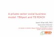 A private sector social business model: TBXpert and TB … Khan - Social... · A private sector social business model: TBXpert and TB REACH Aamir Khan MD, PhD Executive Director Annecy