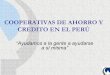 COOPERATIVAS DE AHORRO Y CREDITO EN EL PERÚ COOPAC en Perú Nº de COOPAC y Socios COOPAC : Distribución de las Colocaciones por Destino Al 31 de diciembre del 2006 Comercio y Producción