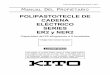 POLIPASTO/TECLE DE CADENA ELÉCTRICO … los sistemas que usen el equipo que se trata en este manual, el proveedor y el propietario son los ... Bloqueo/etiquetado de fuentes de energía”