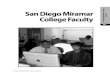San Diego Miramar San Diego Miramar College DIEGO MIRAMAR COLLEGE • 2010-2011 349 San Diego Miramar College Faculty ESPITIA, Marilyn Sociology B.A., Cornell University M.A., Ph.D.,