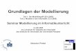 Grundlagen der Modellierung - Didaktik der Informatikddi.cs.uni-potsdam.de/Lehre/Modellierung/Preetz-Teil1-2005.pdf · Grundlagen der Modellierung -Teil 1: Der Modellbegriff Seminar