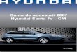 Gama de accesorii 2007 Hyundai Santa Fe - CM · TREPTE LATERALE NEGRE 08370-2B000 Pret: 616 Euro BARE LATERALE NEGRE 08370-2B100 Pret: 334 Euro BARE PROTECTIE …
