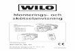 Monterings- och skötselanvisningiqheat.com/iqheat_siemens/datablad/pump/Wilo/Wilo_TOP-E.pdf · 3 Monterings- och skötselanvisning Typ: Wilo-TOP-E, -ED, -EV Med reservation för