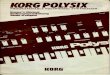 Korg Polysix Owners Manual - Lojinxdl.lojinx.com/analoghell/KorgPolysixOwnersManual.pdf · leicht und schnell bedienbar. Zwei Kontrollråder Steuern Tonhöhen (Pitch Bends) ... ps.l,