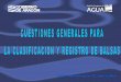 Cuestiones Generales para la - cayc.es³n y Registro de Balsas INVENTARIO de PRESAS, EMBALSES y BALSAS de competencia AUTONÓMICA ARAGONESA: