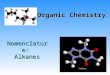 Organic Chemistrychemistrygeek.com/chemistrypowerpoint/Student Organic... · PPT file · Web view2014-03-25 · Organic Chemistry Nomenclature: ... halogens get the lower number