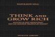 THINK and GROW RICH - Michael Pilarczyk hill think and grow rich . succes is het resultaat van de manier waarop je denkt michael pilarczyk . je wordt wat je gelooft