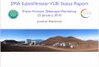 SMA Submillimeter VLBI Status Report Submillimeter VLBI Status Report ... EHT VLBI, and SMA is well matched to the program ... equivalent of 25 m aperture)