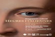 Programme culturel HEURES ITALIENNES - - Heures... · Programme culturel HEURES ITALIENNES Le Naturalisme