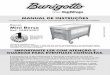Manual Burigotto Mini Berço - Burigotto SA - Indústria e ... · 3 Instruções de Montagem e Manuseio do Produto MINI BERÇO Peso líquido: 6,518kg Dimensões em cm. IMPORTANTE:
