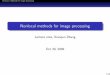 Nonlocal methods for image processing - UCLAlvese/285j.1.09f/NonlocalMethods_main.slides.pdf · Nonlocal methods for image processing ... Applications to Image Processing, UCLA CAM