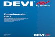 Tuoteluettelo 2017 - DEVI Electrical floor heating Sisällysluettelo Lattialämmityskaapelit ja -matot DEVIflex 6T lattialämmityskaapeli 6 DEVIflex 10T lattialämmityskaapeli 7 DEVIflex