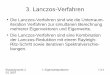 3. Lanczos-Verfahren - wandinger.userweb.mwn.dewandinger.userweb.mwn.de/LA_Elastodynamik_2/v1_3.pdf · Elastodynamik 2 SS 2007 1. Eigenwertprobleme 1.3-1 3. Lanczos-Verfahren Die