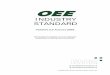 INDUSTRY STANDARD - نگهداری و تعمیرات€¦ · The History of the OEE Industry Standard 7 Section 1: ... When you look for a deeper meaning behind these types of slogans,