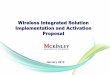 Wireless Integrated Solution Implementation and Activation ...· Wireless Integrated Solution Implementation
