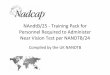 NAndtB/25 Training Pack for to Near Vision Test per NANDTB…cdn.p-r-i.org/wp-content/uploads/2012/11/NAndtB25.pdf · EN4179 The vision examination for trainee, Level 1‐Limited,