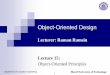 The Development of an Object-Oriented Software …sharif.edu/~ramsin/index_files/oodlecture15.pdf · Object-Oriented Design ... OCP states that we should be able to add new features