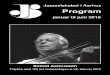 Jazzselskabet i Aarhus Programjazzselskabetaarhus.dk/wp-content/uploads/JS-blad-1601-1.pdf · Kurt Rosenwinkel er en af vor tids mest begavede jazzguitarister, som formår at kombinere
