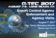 Export Control Agency Enforcement and Agency .Export Control Agency Enforcement and Agency Visits
