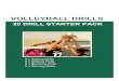 Volleyball Drills Starter Pack - CBHS PE   · Volleyball Drills Starter Pack ... In this pack