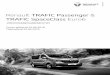 Renault TRAFIC Passenger TRAFIC SpaceClass Euro6 · 2 Preise Trafic Passenger & Trafic SpaceClass 8-Sitzer Lagerfahrzeuge* unverbindliche, nicht kartellierte Richtpreise in € Diesel