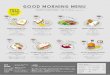 GOOD MORNING MENU · スーパーモーニングセット 530 厚切りトーストに ゆで卵・ヨーグルトの朝に嬉しい グッドモーニングカフェ定番のセット！