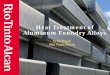 Heat Treatment of Aluminum Foundry Alloys Treatment-2008-FMajor.pdf · July 2008 Foundry Alloy Heat Treatment Seminar for WPI/MPI ©Alcan International Ltd., 2008. 2. OUTLINE •