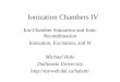 Ionization Chambers IV - muon.fnal.govmuon.fnal.gov/.../Leveling/References/27_-_Ionization_Chambers_IV.pdf · ek k P P. α ξ= ⋅≡ Mie’s ... Q, that is, to correct for general