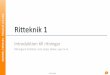 Ritteknik 1 - Zoominzoomin.idt.mdh.se/course/KMT005/dokument/RIT01.pdf · Baslinjemåttsättning Utgår från en baslinje 2017-02-06 Källa: Athena Lär 32 – och CAD Förenklad