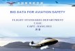 BIG DATA FOR AVIATION SAFETY - COSCAP-NA Data for Aviation Safety... · BIG DATA FOR AVIATION SAFETY ... Large airplane air transport carriers ... （1）Regular Report : weekly,