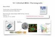 1H / Ultrafast MAS / Paramagnetic - … · 1H / Ultrafast MAS / Paramagnetic Bernd Reif Technische Universität München Helmholtz-Zentrum München Biomolecular Solid-State NMR Winter