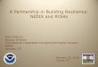 A Partnership in Building Resilience: NIDIS and RISAscpo.noaa.gov/portals/0/Docs/RISA/AnnualMeeting/2016/NIDISRISA... · A Partnership in Building Resilience: NIDIS and RISAs 