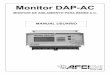 Monitor DAP-AC - afeisa.es · INSTALACIÓN DAP-AC EN REDES DE 230, 440 o 750 V a.c. Si la tensión nominal de la instalación es 230V a.c., usar el modelo Monitor DAP-AC-230
