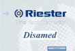 Catalogo de Riester - disamed.es¡logo-Riester-Disamed.pdf · diplomat-presameter® Tensiómetro de mercurio de alta precisión, modelo de sobremesa con estuche metálico. • Tubo