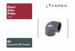 CSF - 01 Accesorios PVC Presion - Cepex - Fluid … - 01 Accesorios PVC...2 Introducción Accesorios en PVC-U para unión de tuberías de PVC. Mediante la combinación adecuada de