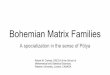Bohemian Matrix Families - maths. higham/conferences/bohemian/slides... · Bohemian Matrix Families
