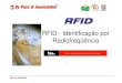 RFID - Identificação por Radiofreqüência - ByPass€¦ · O que é RFID? • Não é uma tecnologia nova; • Então, o que há de novo? –Tamanhos menores; –Custos menores;