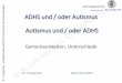ADHS und / oder Autismus Uniklinik Freiburg Klinik für ... · Vorwort – Empathie, ASS • Empathie-Defizit von Autisten gegenüber neurotypischen Personen • Unterscheidung von