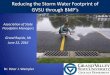 Reducing the Storm Water Footprint of GVSU through … · Dr. Peter J. Wampler 1. Talk Road Map •Brief Geomorphic History of the Grand River ... Diverson of area B 9.92 acres -